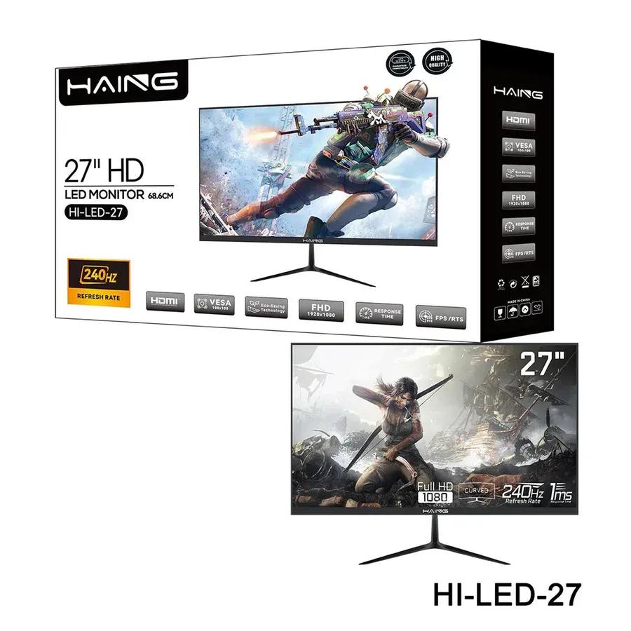 HAING Gaming Monitor | 27″ | 2K | 165Hz | 1ms | IPS | (HI-LED-27)