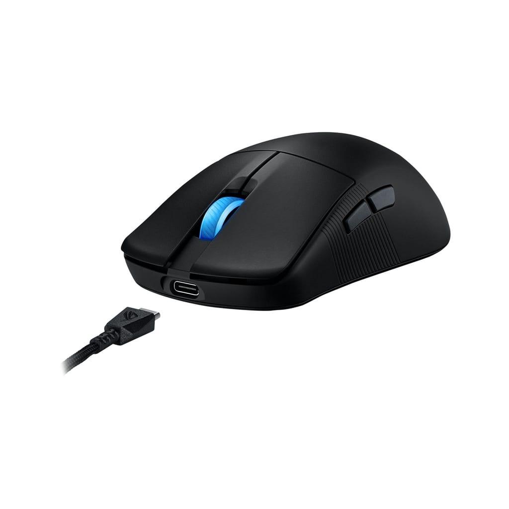 Asus Rog Harpe Ace Mini Wireless/Bluetooth, UltraLight 49-Gram, Near-Zero Latency, 42,000 DPI – Black