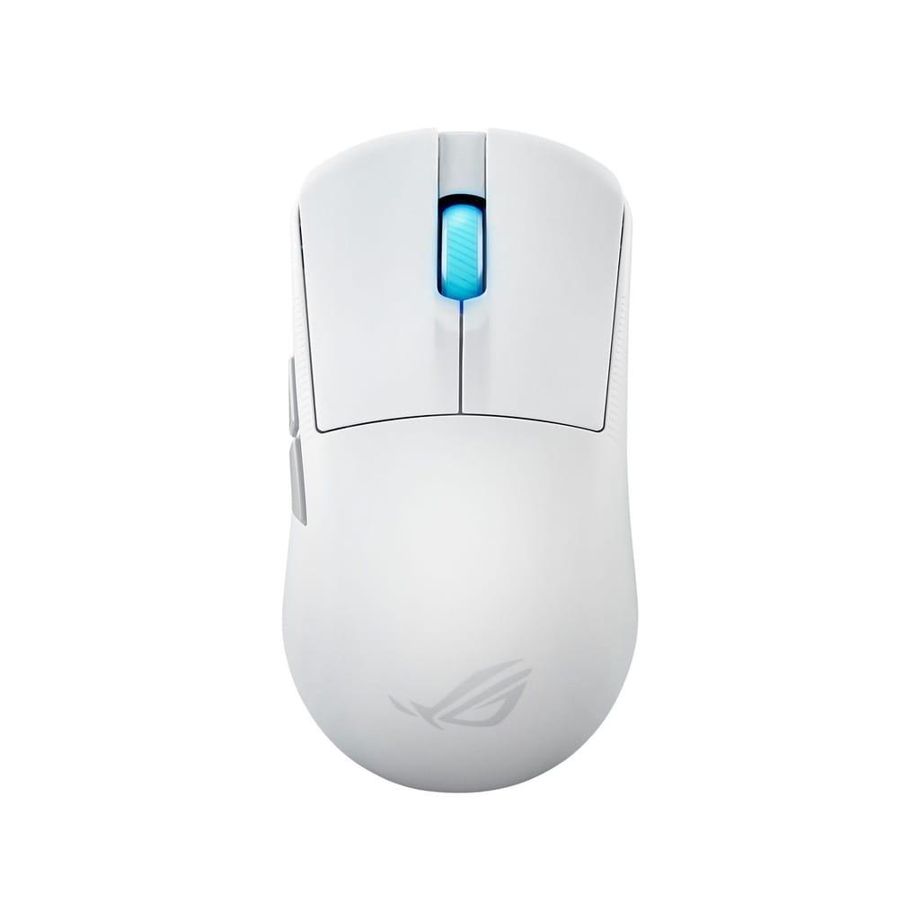 Asus Rog Harpe Ace Mini Wireless/Bluetooth, UltraLight 49-Gram, Near-Zero Latency, 42,000 DPI – White