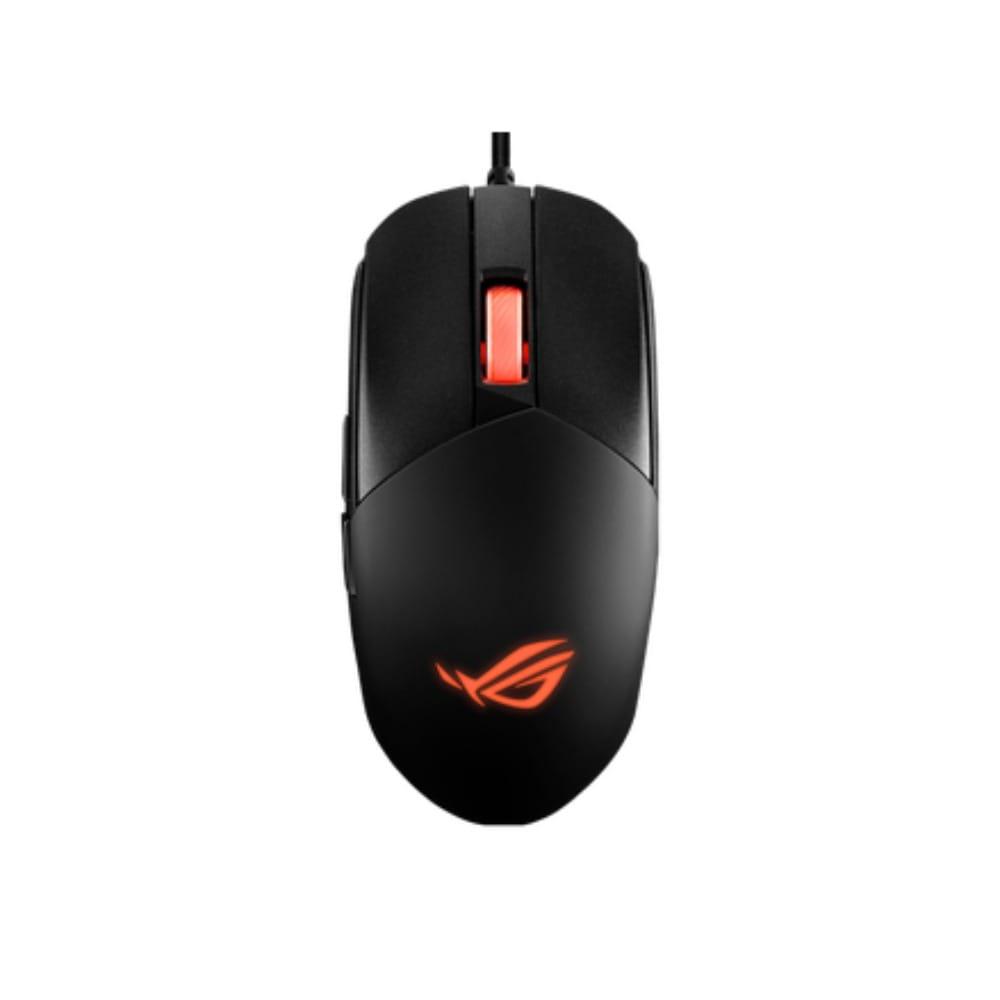 Asus ROG Strix Impact III Wried RGB Optical Gaming Mouse with 12,000 DPI – Black