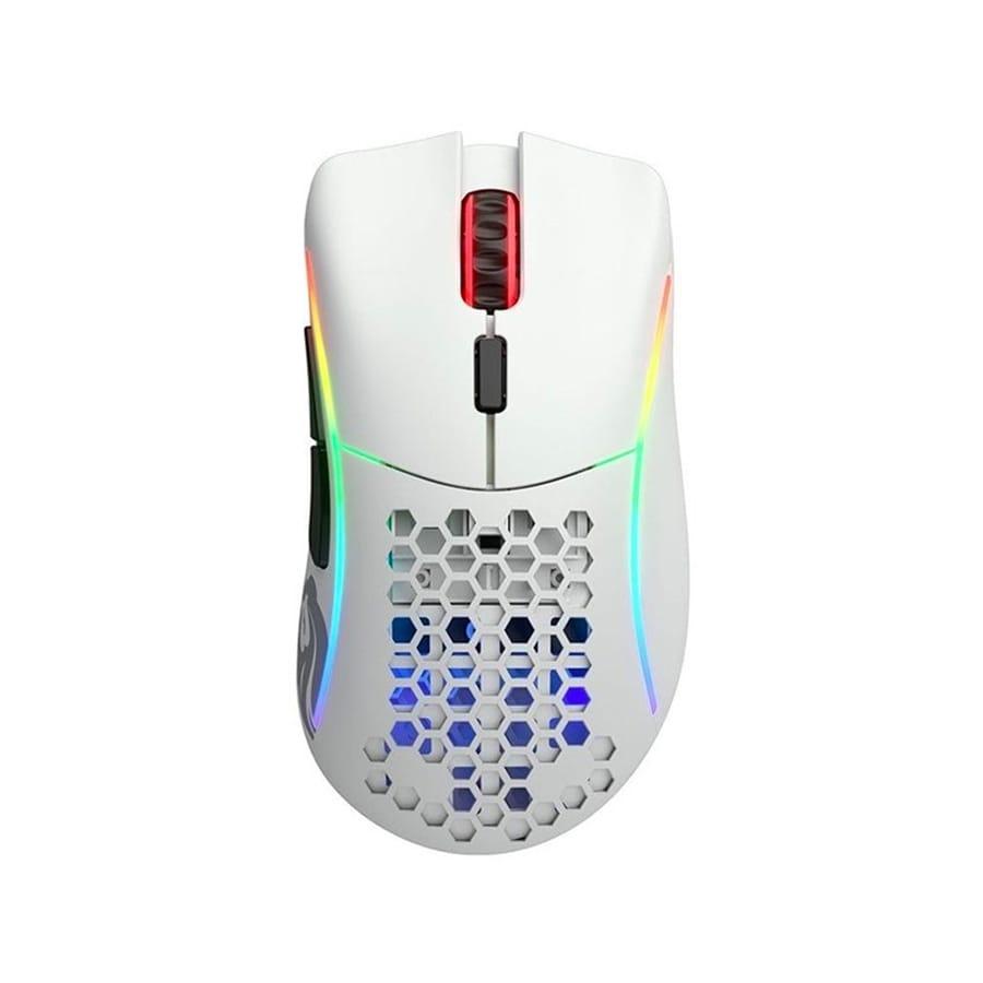 Glorious Model D Minus Wireless Gaming Mouse (67g) – Matte White