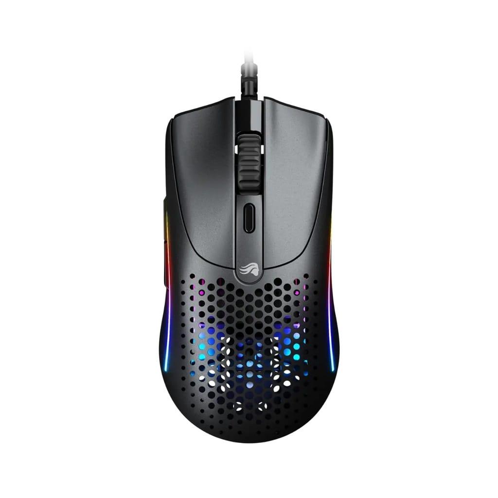 Glorious Model O2 Mini Ultralight Ambidextrous RGB Wired Gaming Mouse 49g 26,000 DPI – Black