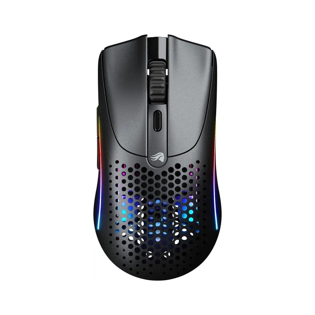 Glorious Model O2 Mini Ultralight Ambidextrous RGB Wireless Gaming Mouse 57g 26,000 DPI – Black