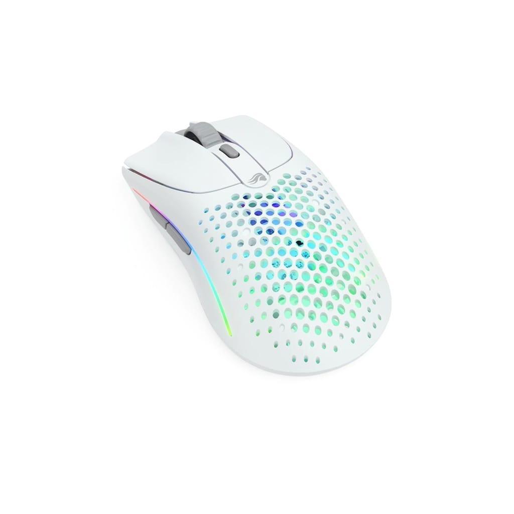 Glorious Model O2 RGB Wired Gaming Mouse (59g) – Matte White