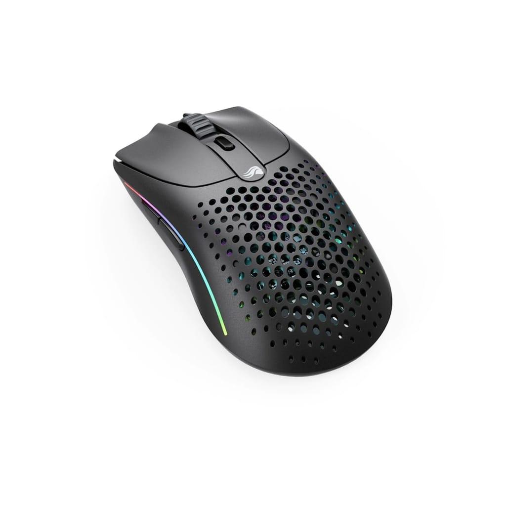 Glorious Model O2 RGB Wireless 2.4GHz + Bluetooth 5.2 + Wired Gaming Mouse (68g) – Matte Black