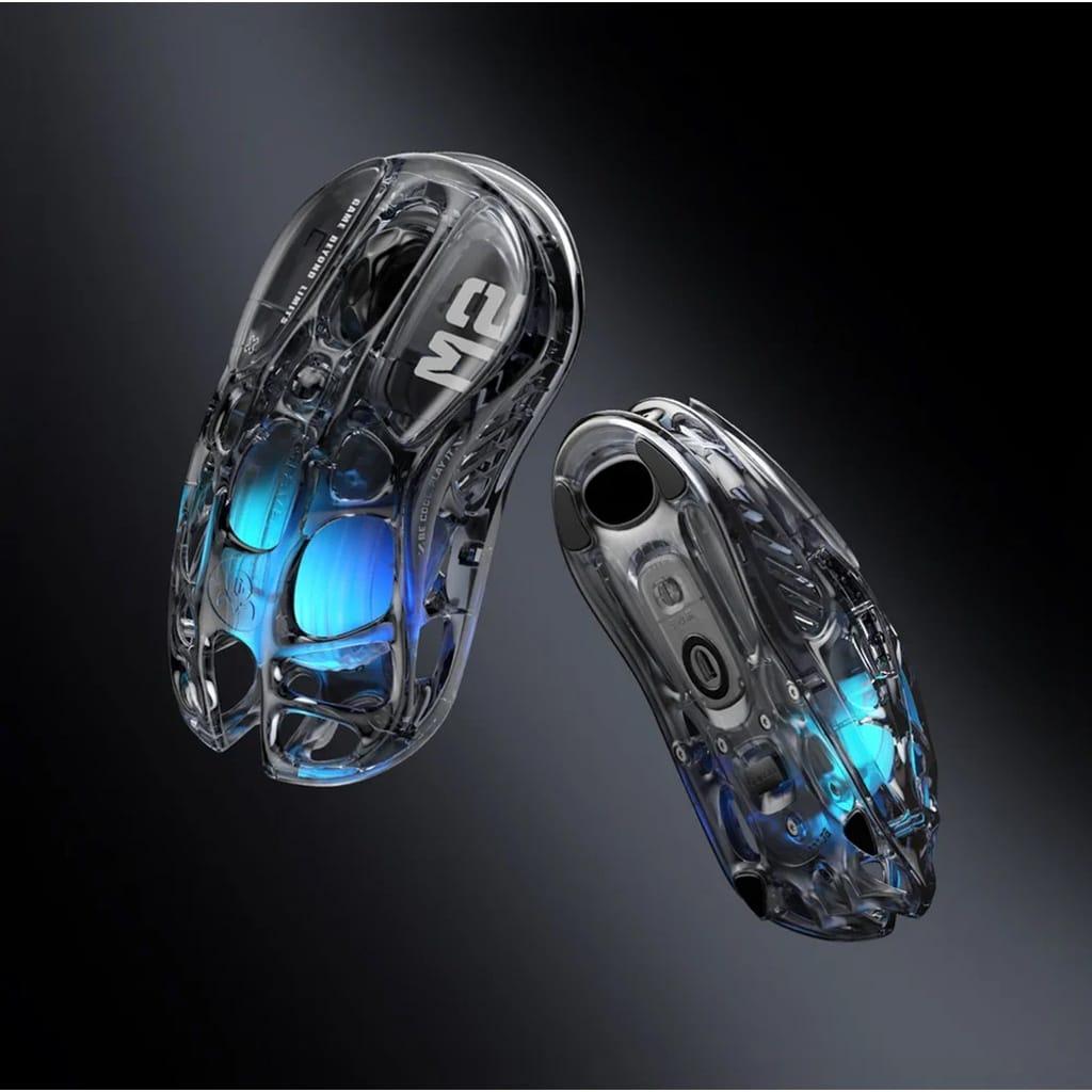 GravaStar Mercury M2 Wireless Gaming Mouse – Transparent Black