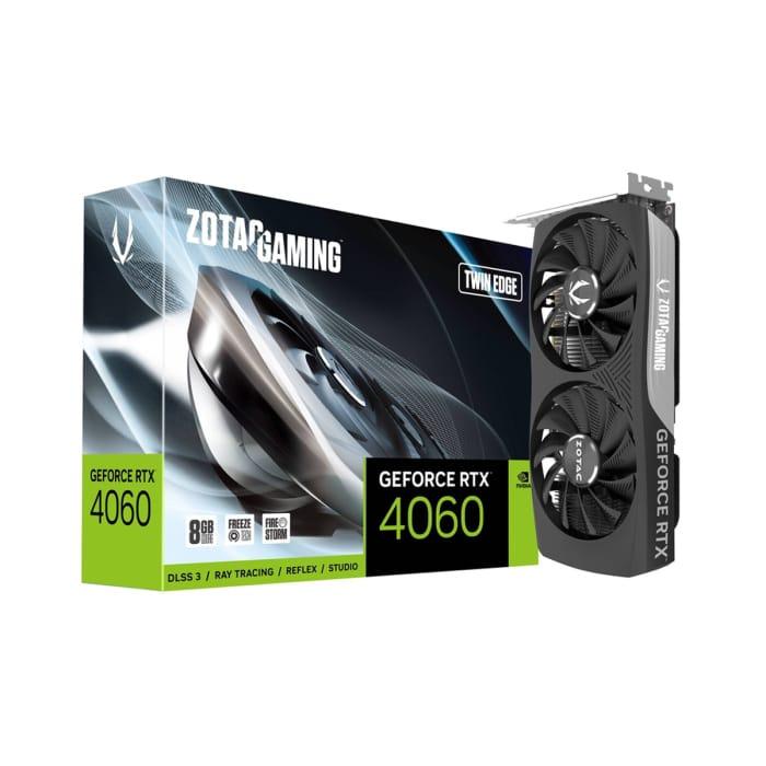Zotac Gaming GeForce RTX 4060 Twin Edge 12GB GDDR6 Graphics Card – Black