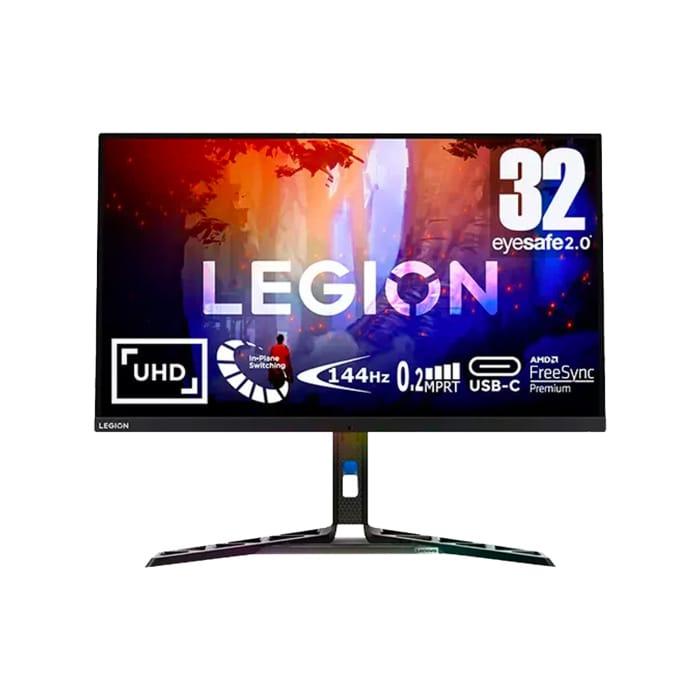 Lenovo Legion Y32p-30 31.5” IPS 144 Hz 0.2 ms UHD 4K Gaming Monitor With MPRT HDMI 2.1/USB-C & Standard Ports AMD FreeSync Premium