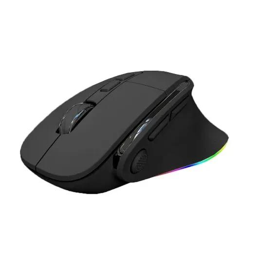 SKYLIONE H5 Wired and Wireless RGB Gaming Mouse – Black