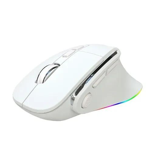 SKYLIONE H5 Wired and Wireless RGB Gaming Mouse – White