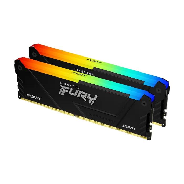Kingston Fury Beast RGB 32GB (2x16GB) DDR5 5600MT/s CL40 Desktop Memory Kit