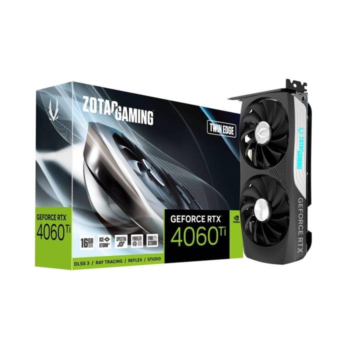 Zotac Gaming GeForce RTX 4060 Ti Twin Edge 16GB GDDR6 Graphics Card