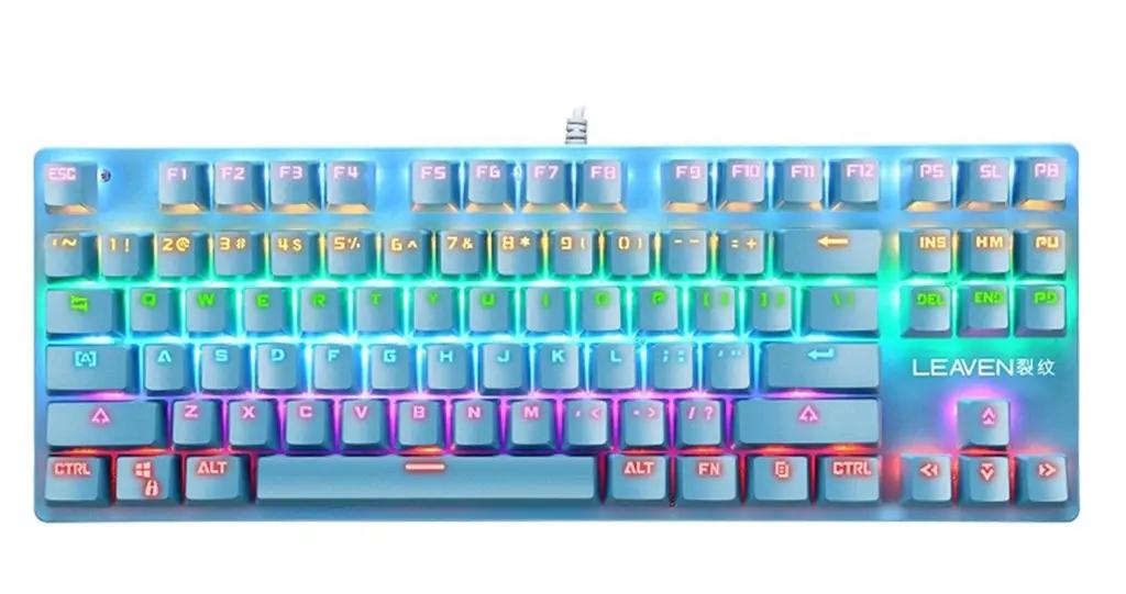 Leaven K550 – RGB Mechanical Gaming Keyboard – Blue – Blue Switch