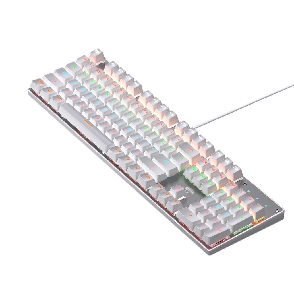 Leaven K660 – RGB Mechanical Gaming Keyboard – Wight – Blue Switch