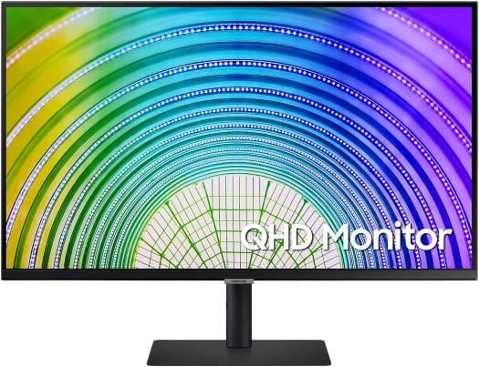 SAMSUNG 32″ ViewFinity S6 QHD Monitor, 75Hz Refresh Rate, 5ms Response Time, HDR101 with 1Bn Colors, Height Adjustable Stand, AMD FreeSync, HDMI / DP, Black | LS32A600NAMXUE