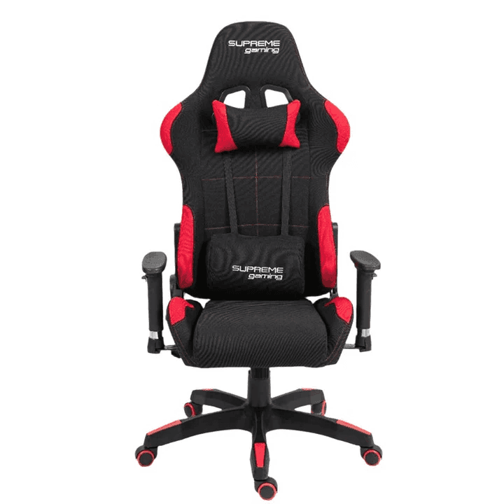 SUPREME UMGC107B Gaming Chair – RED / BLACK
