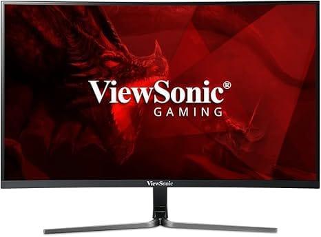 ViewSonic VX2758-C-MH 27 Inch FHD1080p Curved 144Hz Gaming Monitor with FreeSync Premium Eye Care HDMI and VGA